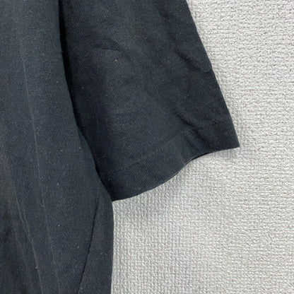 Hinahina　半袖プリントTシャツ　シングルステッチ　黒　ブラック　Mサイズ　