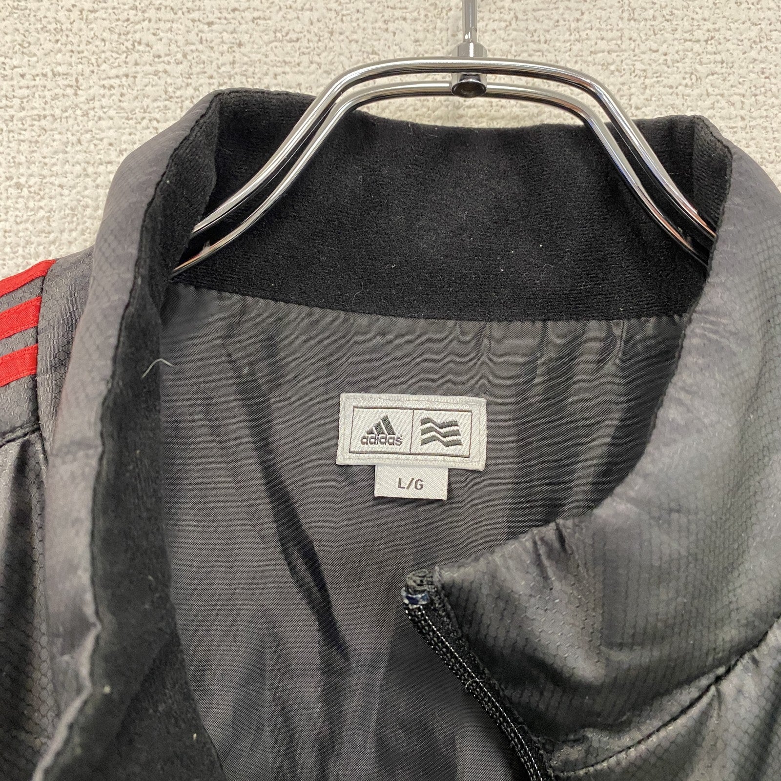 adidas golf　アディダスゴルフ　フルジップジャケット　中綿入り　パフォーマンスロゴ　黒　ブラック　Lサイズ
