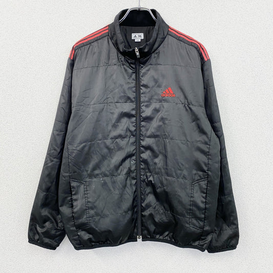 adidas golf　アディダスゴルフ　フルジップジャケット　中綿入り　パフォーマンスロゴ　黒　ブラック　Lサイズ