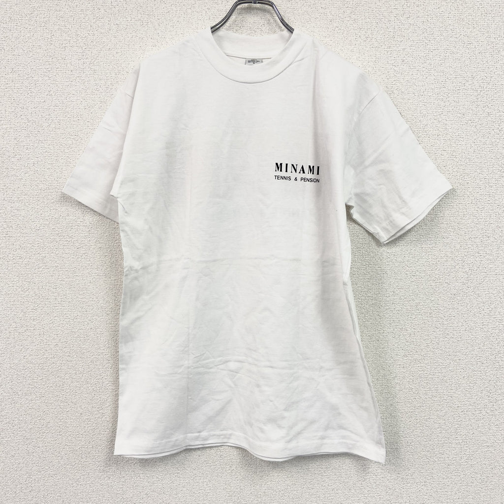 TEAM MINAMI チームミナミ　半袖プリントTシャツ　白　ホワイト　Mサイズ