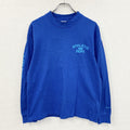 NIKE　ナイキ　ATHLETIC DEPT.　長袖Tシャツ/ロンT　スウッシュ　デカロゴ　青　ブルー　Lサイズ