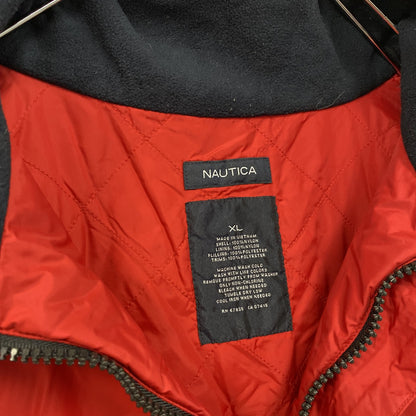 NAUTICA　ノーティカ　プルオーバー中綿ジャケット　赤　レッド　XLサイズ