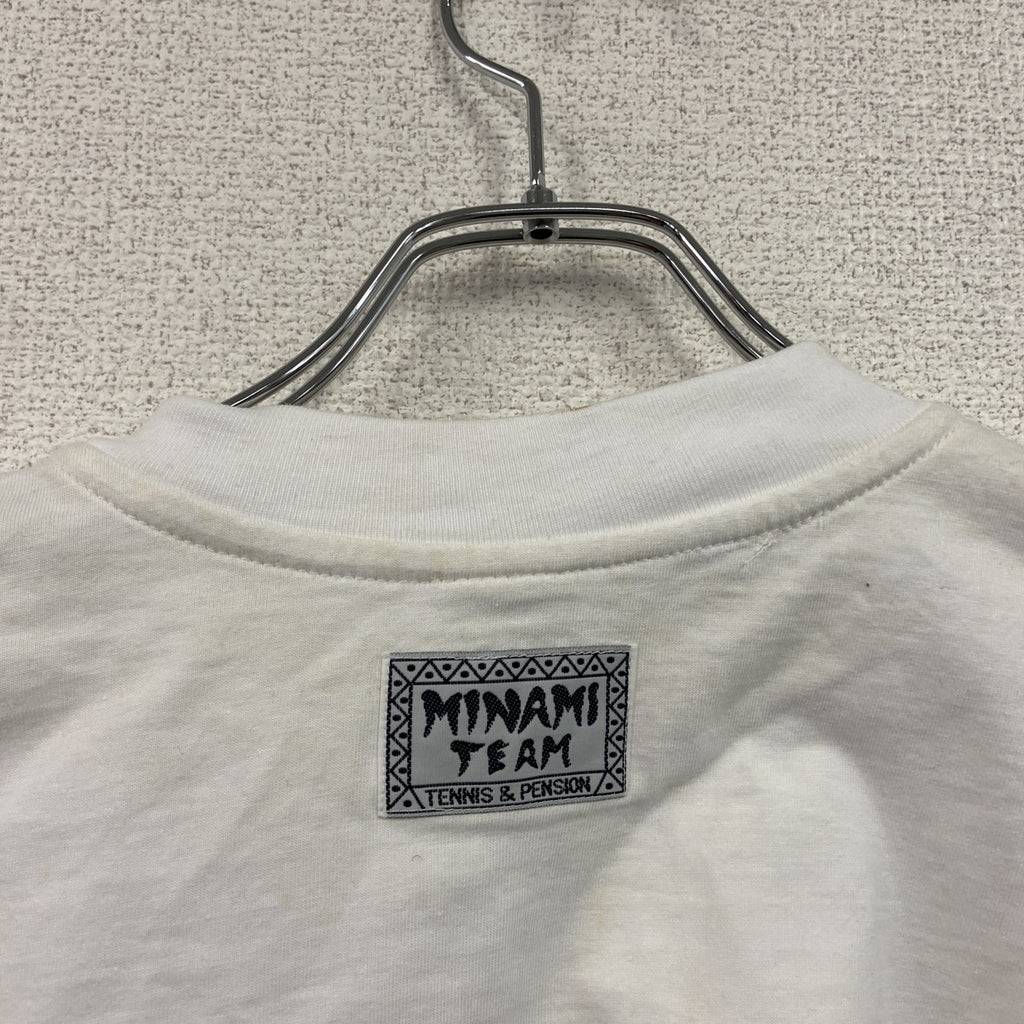 TEAM MINAMI チームミナミ　半袖プリントTシャツ　白　ホワイト　Mサイズ