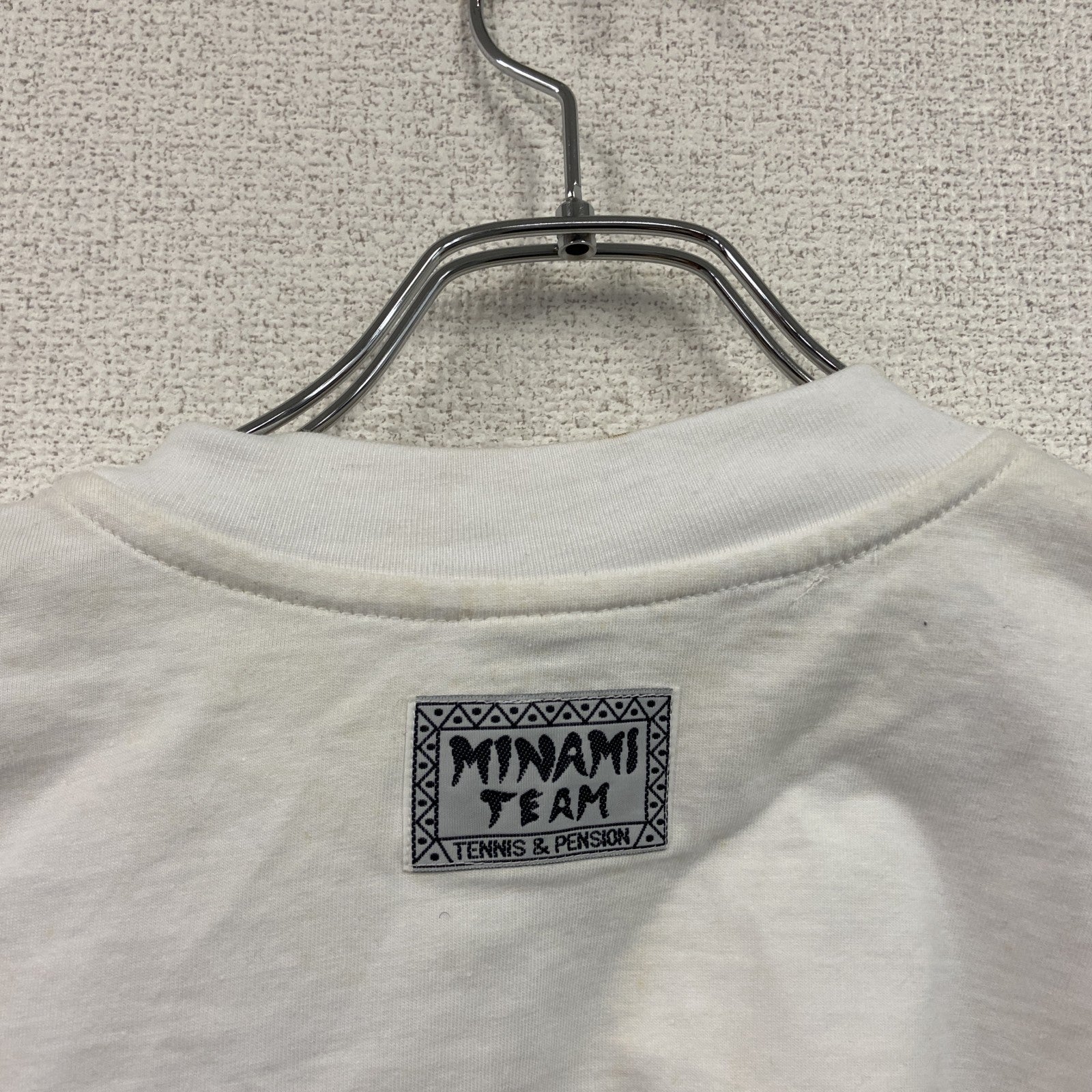 TEAM MINAMI チームミナミ　半袖プリントTシャツ　白　ホワイト　Mサイズ