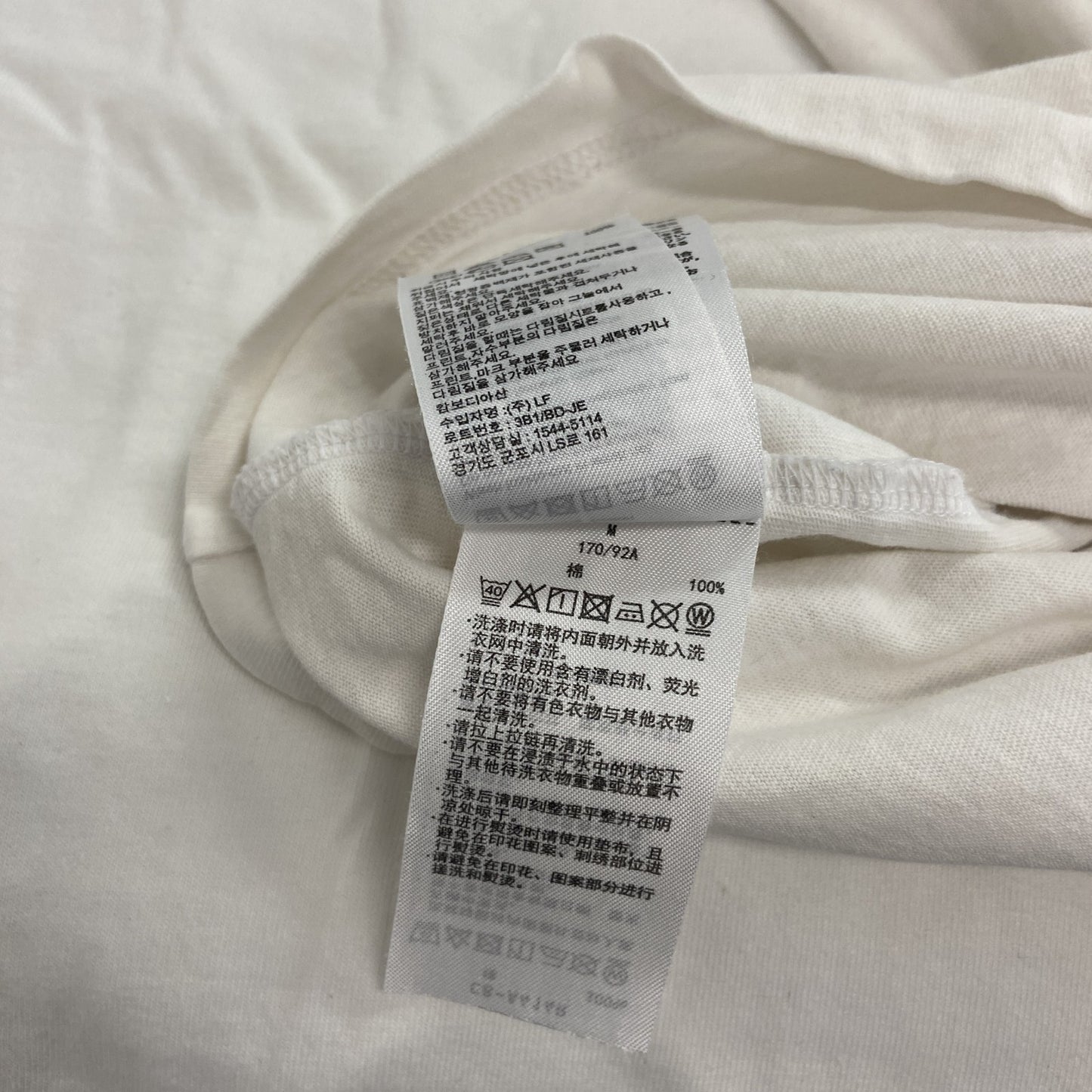 Champion　チャンピオン　長袖七分袖Tシャツ/ロンT　白　ホワイト　Mサイズ