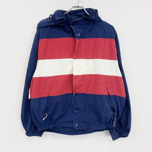 90s　NAUTICA　ノーティカ　フルジップナイロンジャケット　ヴィンテージ　紺　ネイビー　Mサイズ