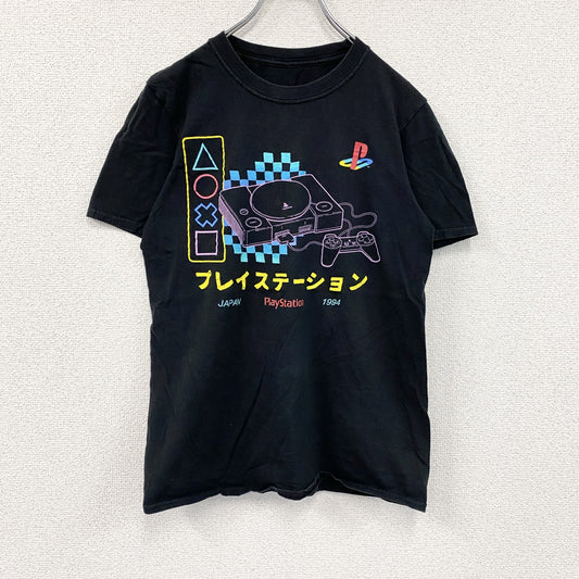 Play Station　半袖プリントTシャツ　黒　ブラック　Sサイズ