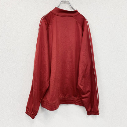 00s　adidas　アディダス　トラックジャケット/ジャージ　ヴィンテージ　赤　レッド　XLサイズ