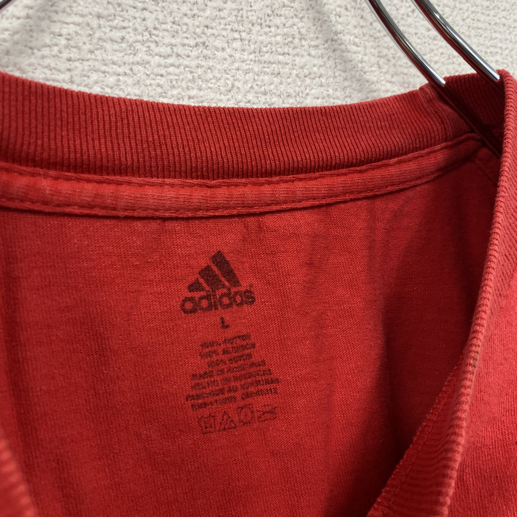 adidas　アディダス　シカゴブルズ　半袖プリントTシャツ　赤　レッド　Lサイズ