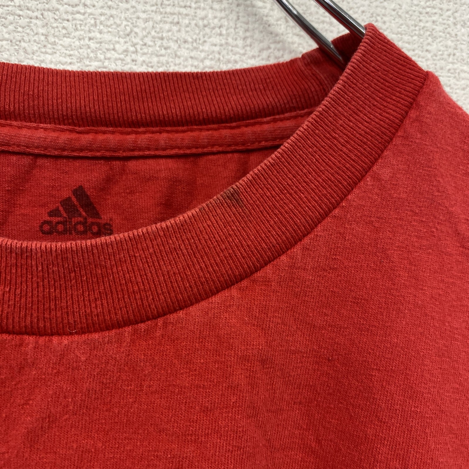adidas　アディダス　シカゴブルズ　半袖プリントTシャツ　赤　レッド　Lサイズ