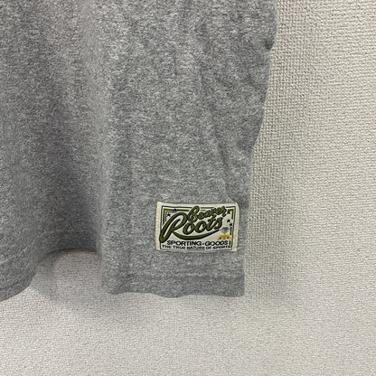 Beaver Roots　ビーバールーツ　リレハンメル冬季オリンピック　半袖プリントTシャツ　シングルステッチ　グレー