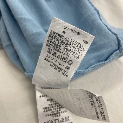 Polo Ralph Lauren　半袖プリントTシャツ　青　ブルー　Sサイズ