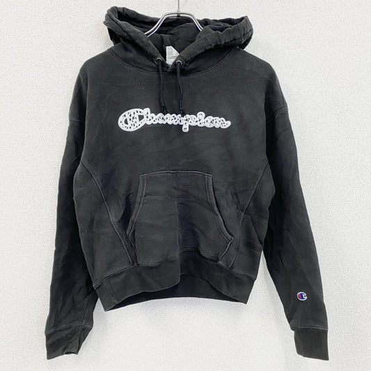 Champion　チャンピオン　リバースウィーブ　スウェットパーカー/フーディー　黒　ブラック　Sサイズ