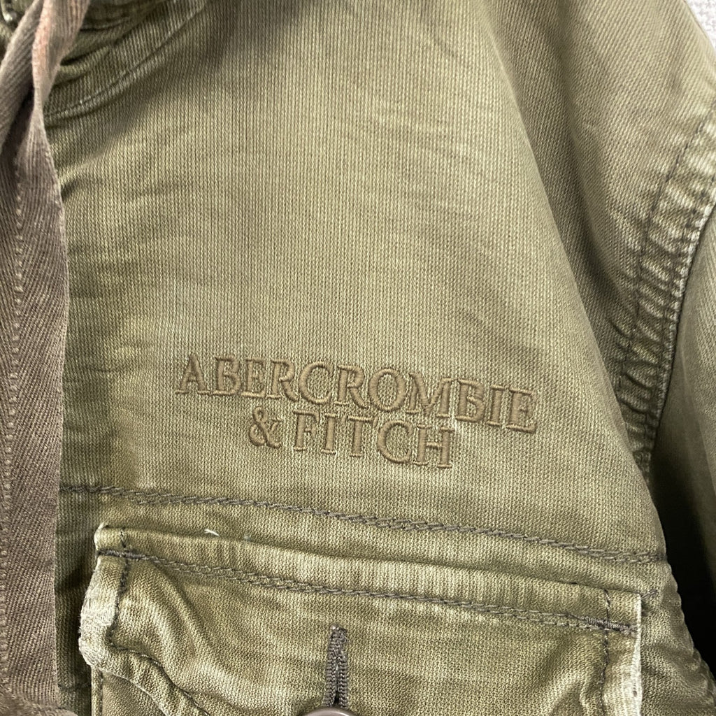 ABERCROMBIE&FITCH　アバクロ　WILCOX JAKCKET　ミリタリージャケット　ボアライナー　カーキ