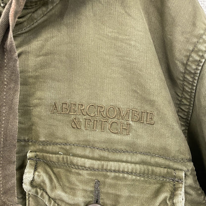 ABERCROMBIE&FITCH　アバクロ　WILCOX JAKCKET　ミリタリージャケット　ボアライナー　カーキ