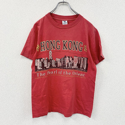 GALT SAND　ゴールトサンド　半袖プリントTシャツ　シングルステッチ　赤　レッド　Sサイズ　