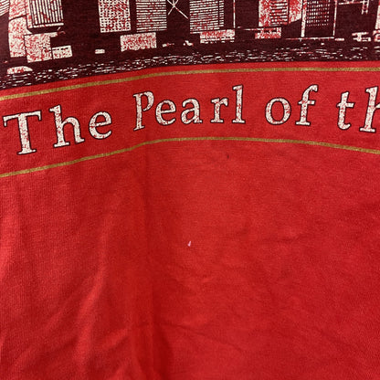 GALT SAND　ゴールトサンド　半袖プリントTシャツ　シングルステッチ　赤　レッド　Sサイズ　