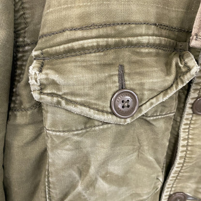 ABERCROMBIE&FITCH　アバクロ　WILCOX JAKCKET　ミリタリージャケット　ボアライナー　カーキ