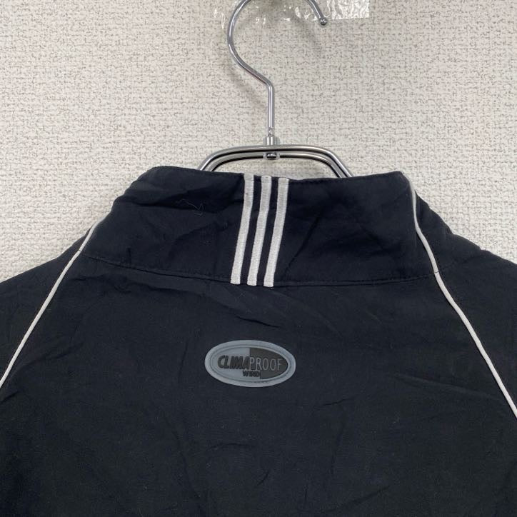 adidas　アディダス　プルオーバージャケット　ハーフジップ　黒　ブラック　Lサイズ