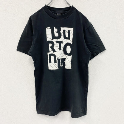 BURTONG　半袖プリントTシャツ　黒　ブラック