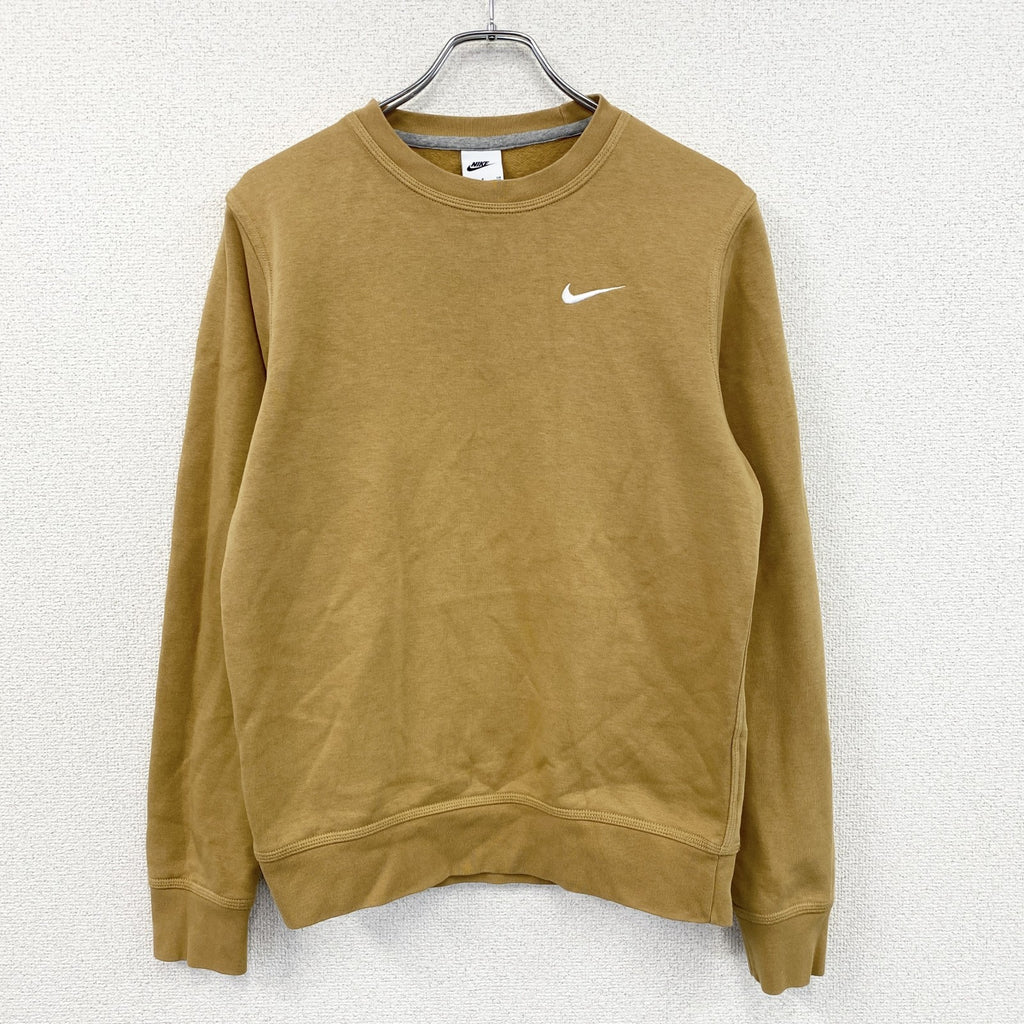 NIKE　ナイキ　スウェット/トレーナー　スウッシュ　茶色　ブラウン　Sサイズ
