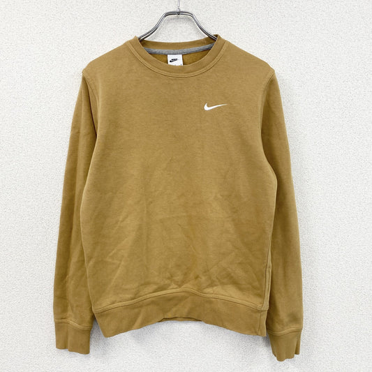 NIKE　ナイキ　スウェット/トレーナー　スウッシュ　茶色　ブラウン　Sサイズ