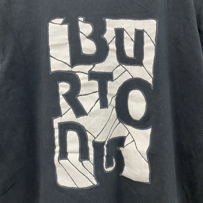 BURTONG　半袖プリントTシャツ　黒　ブラック