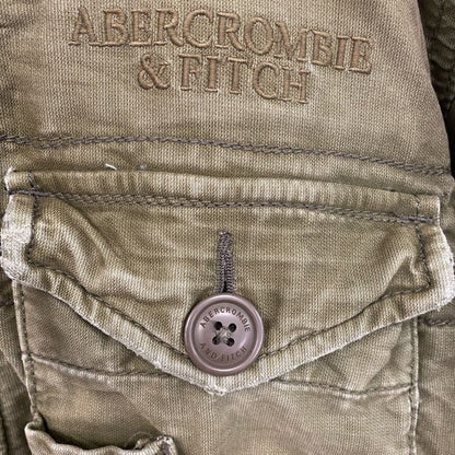 ABERCROMBIE&FITCH　アバクロ　WILCOX JAKCKET　ミリタリージャケット　ボアライナー　カーキ