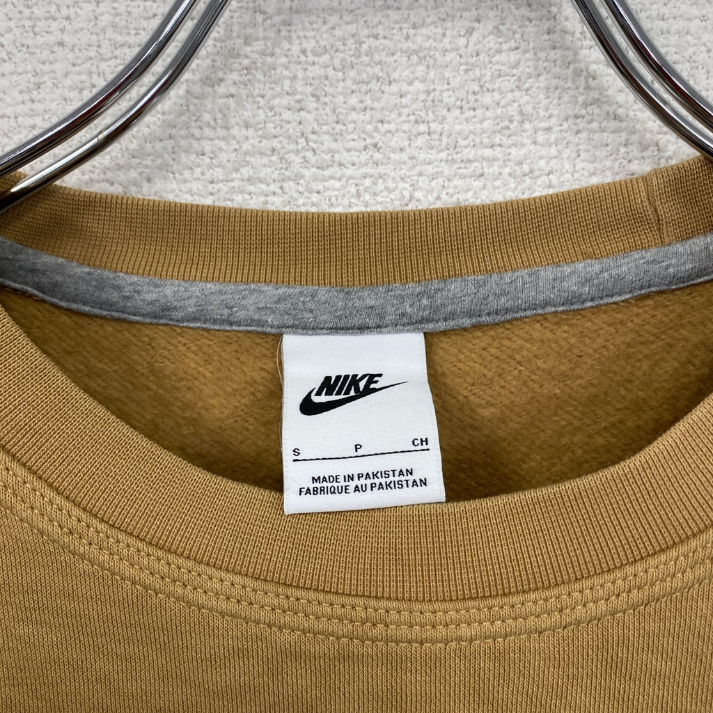 NIKE　ナイキ　スウェット/トレーナー　スウッシュ　茶色　ブラウン　Sサイズ