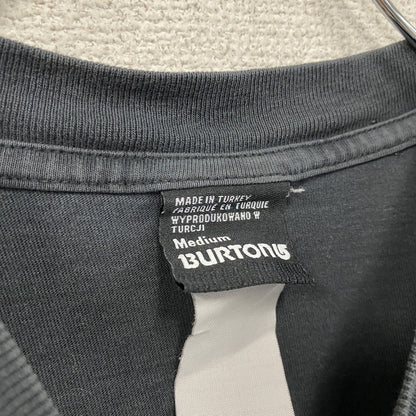 BURTONG　半袖プリントTシャツ　黒　ブラック
