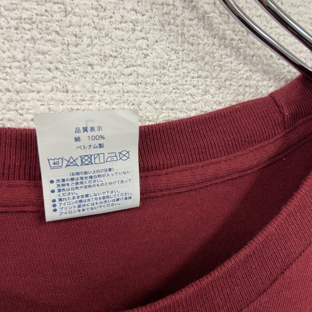 Print star　プリントスター　半袖プリントTシャツ　赤　レッド　Lサイズ