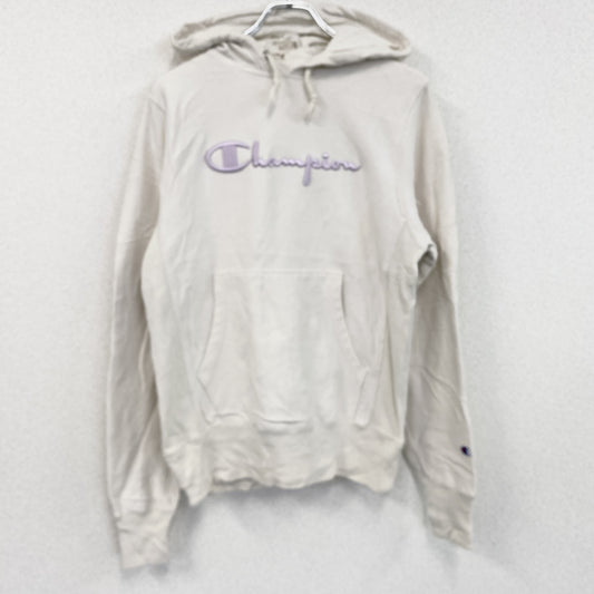 Champion　チャンピオン　リバースウィーブ　スウェットパーカー/フーディー　刺繍ロゴ　現行　白　ホワイト　Sサイズ