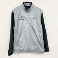 NIKE GOLF　ナイキゴルフ　プルオーバージャケット　ハーフジップ　灰色　グレー　バイカラー　Lサイズ