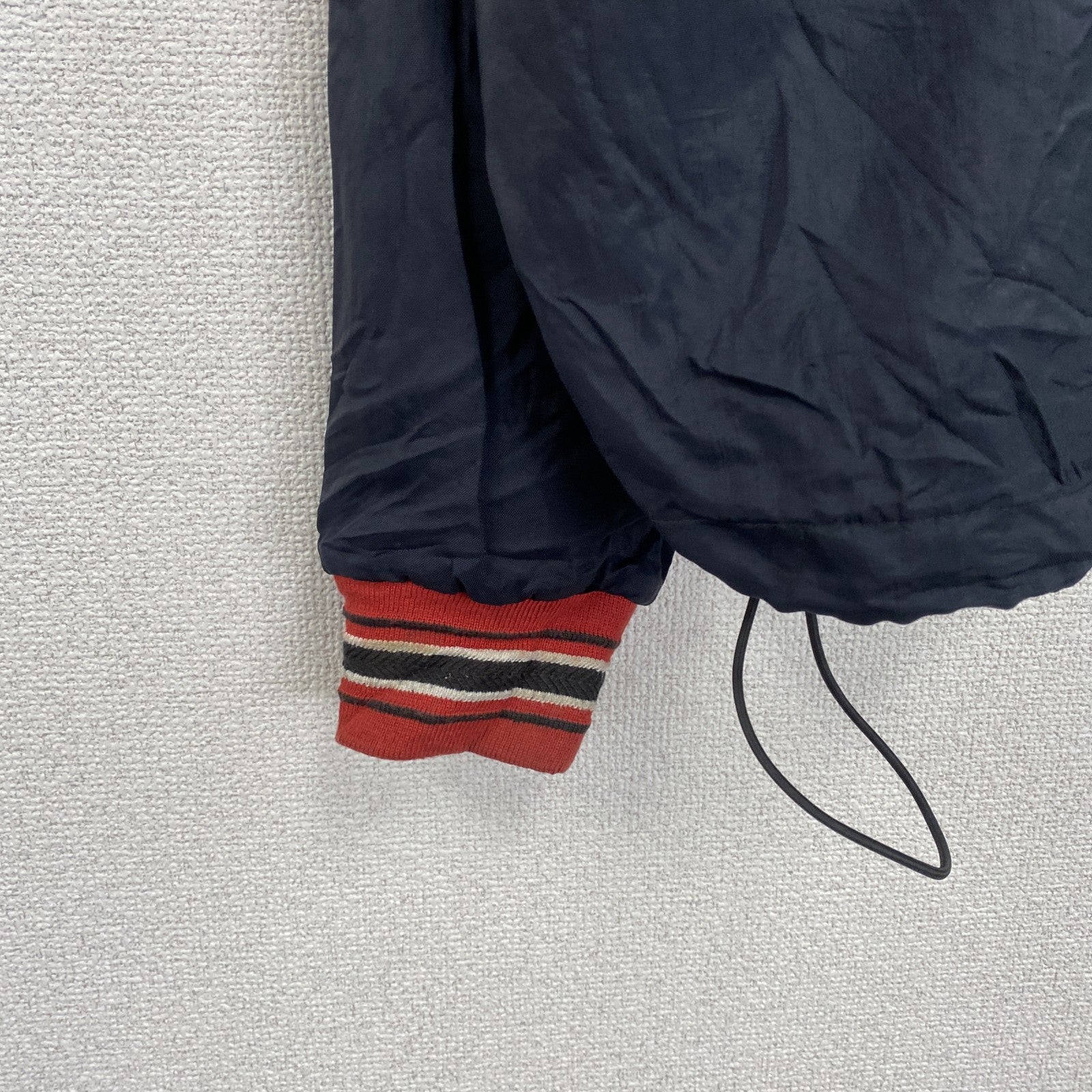 90s　Champion　チャンピオン　プルオーバーナイロンジャケット　ヴィンテージ　紺　ネイビー　XXLサイズ