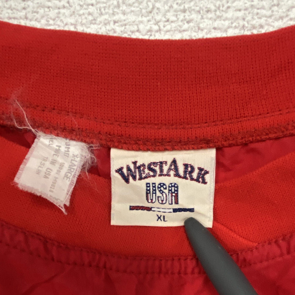 ～90s　WESTARK USA　プルオーバージャケット　ヴィンテージ　赤　レッド　XLサイズ　