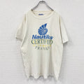 Nautilus　ノーティラス　半袖プリントTシャツ　シングルステッチ　ベージュ　