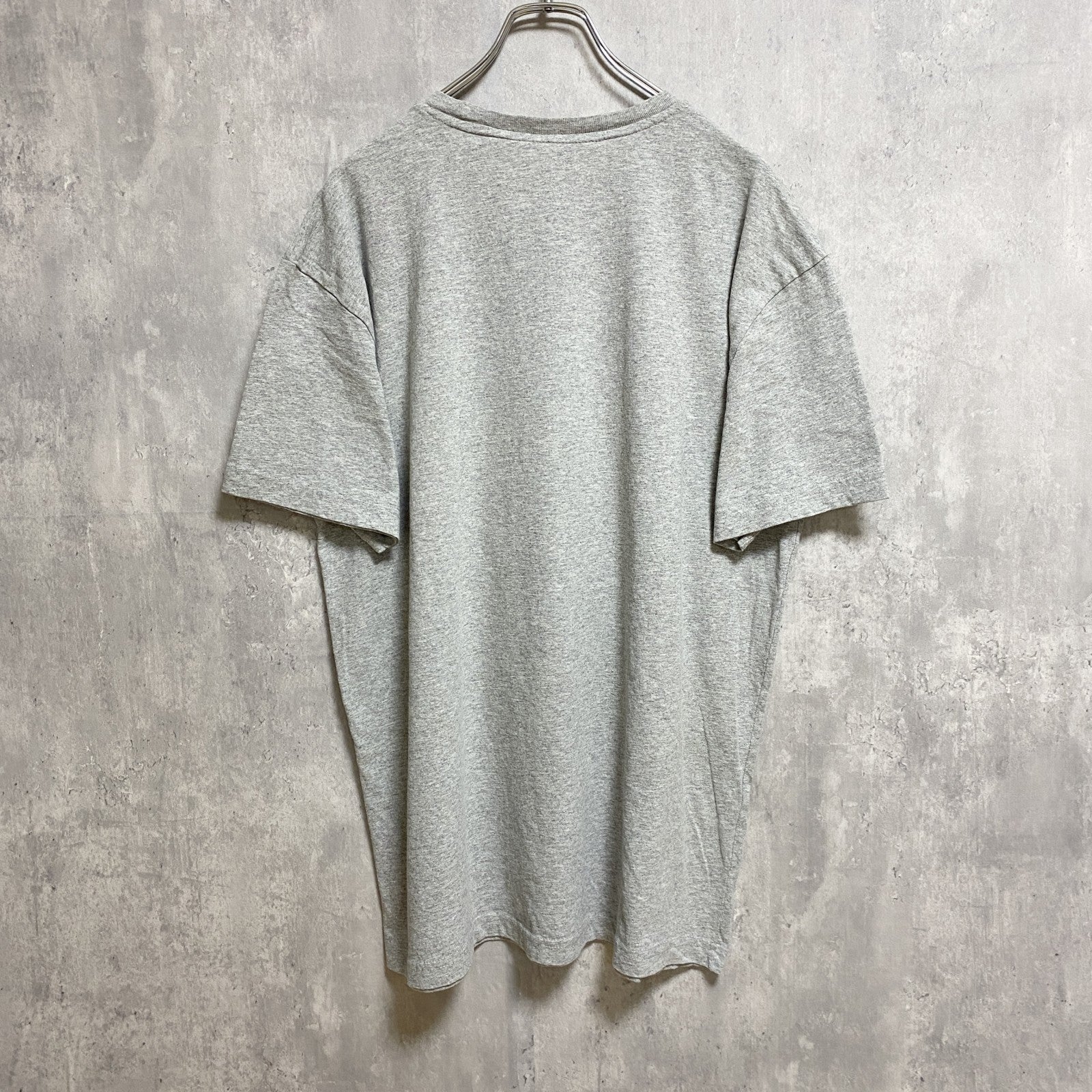 古着 used　Disney　ディズニー　半袖プリントTシャツ　グレー　Mickey　ミッキー　クルーネック　オーバーサイズ
