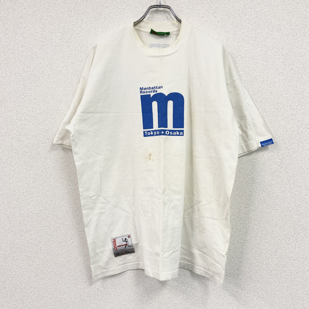 Product　プロダクト　半袖プリントTシャツ　白　ホワイト　XXLサイズ