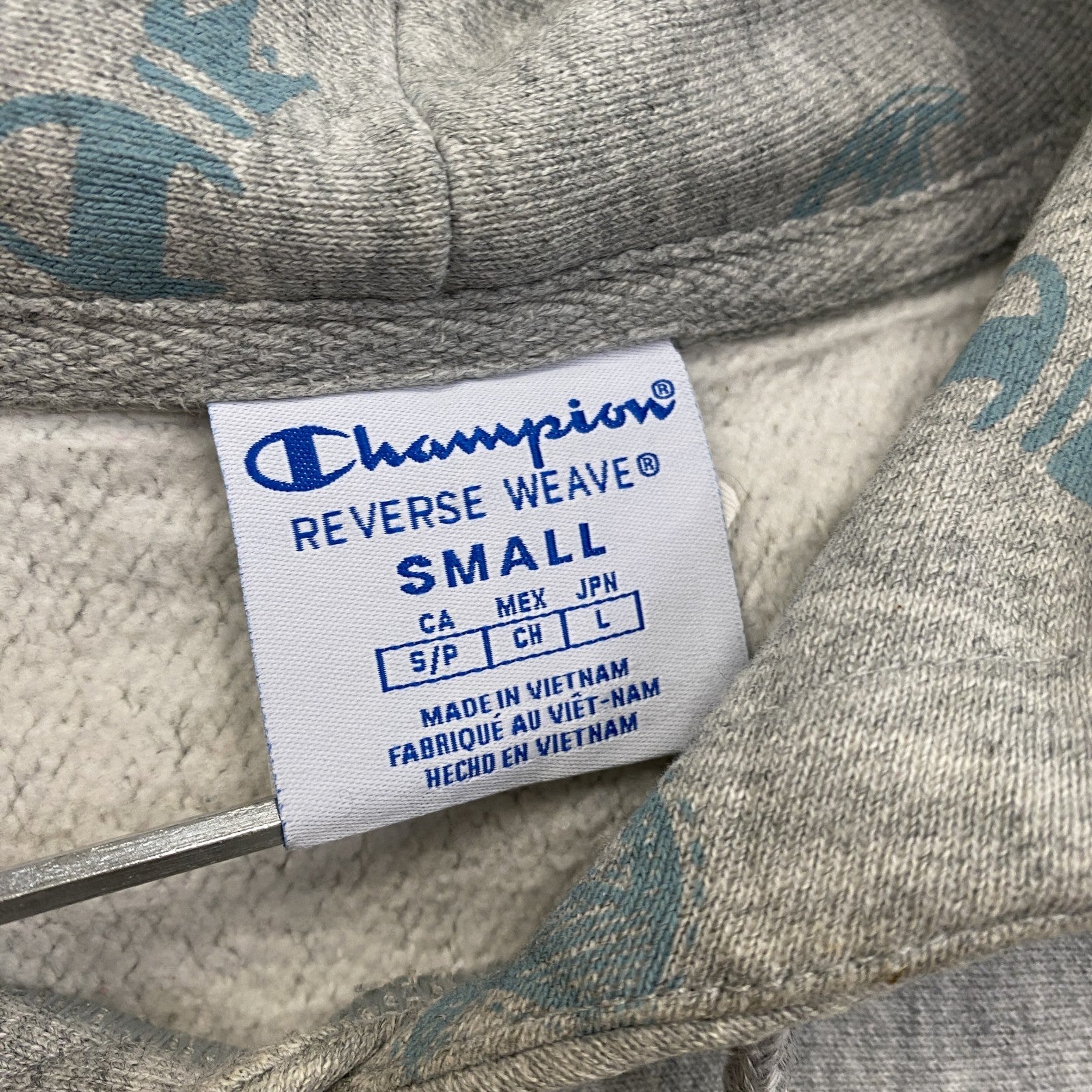 Champion　チャンピオン　リバースウィーブ　スウェットパーカー/フーディー　灰色　グレー　Sサイズ