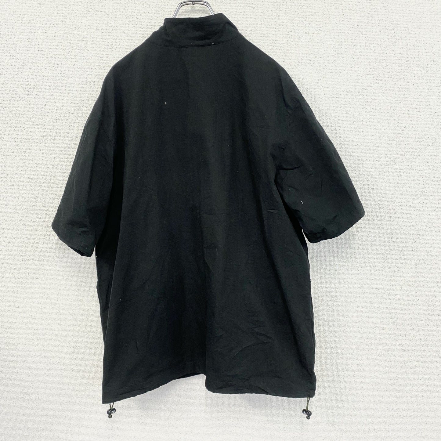 ～00s　airwalk　エアウォーク　半袖シャツジャケット　サイドポケット　黒　ブラック　XLサイズ
