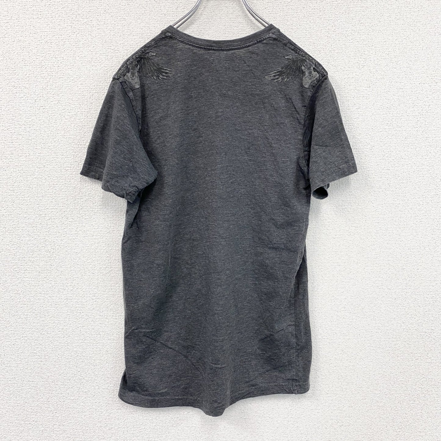 Hard Rock CAFE　ハードロックカフェ　半袖プリントTシャツ　灰色　グレー　Sサイズ