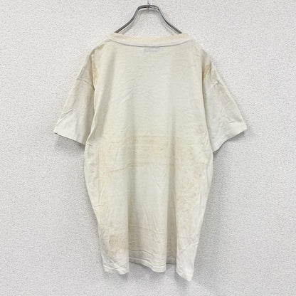 Nautilus　ノーティラス　半袖プリントTシャツ　シングルステッチ　ベージュ　