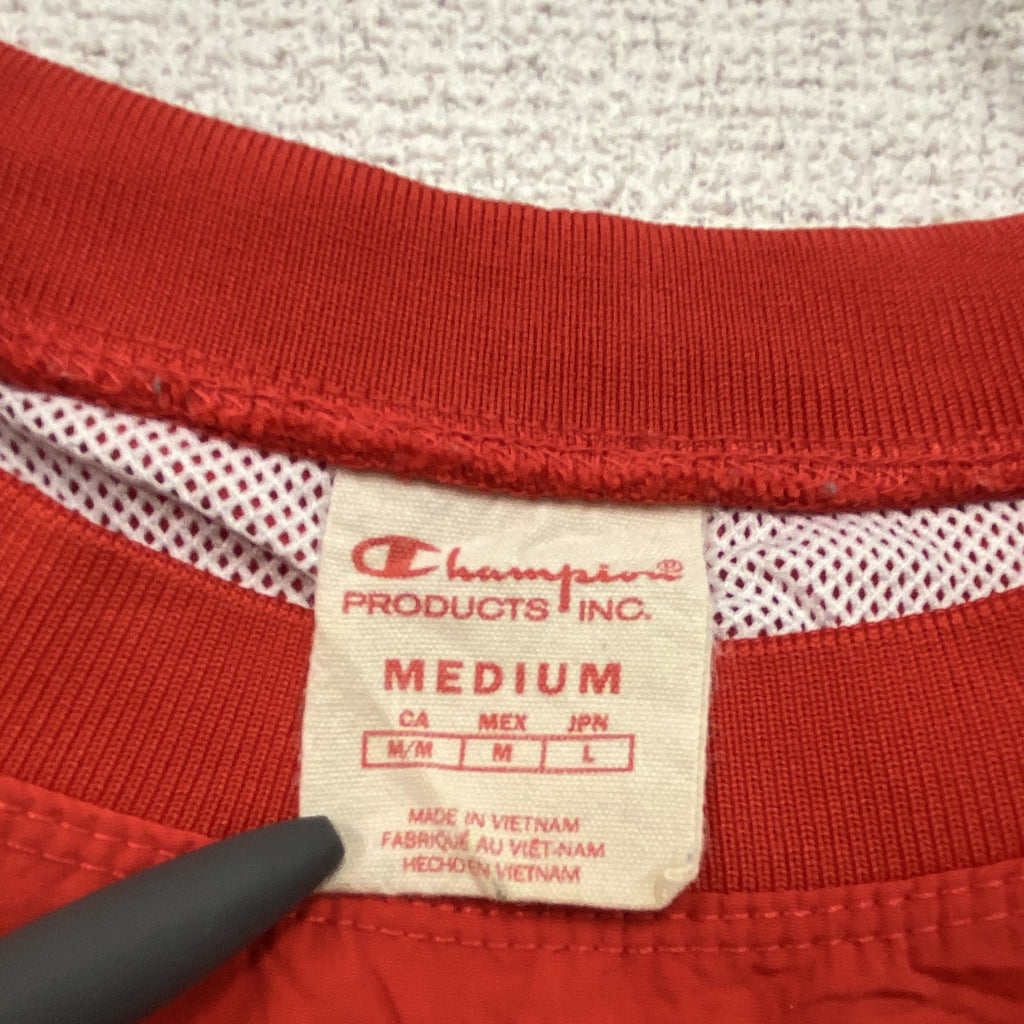 Champion　チャンピオン　プルオーバージャケット　赤　レッド　Mサイズ