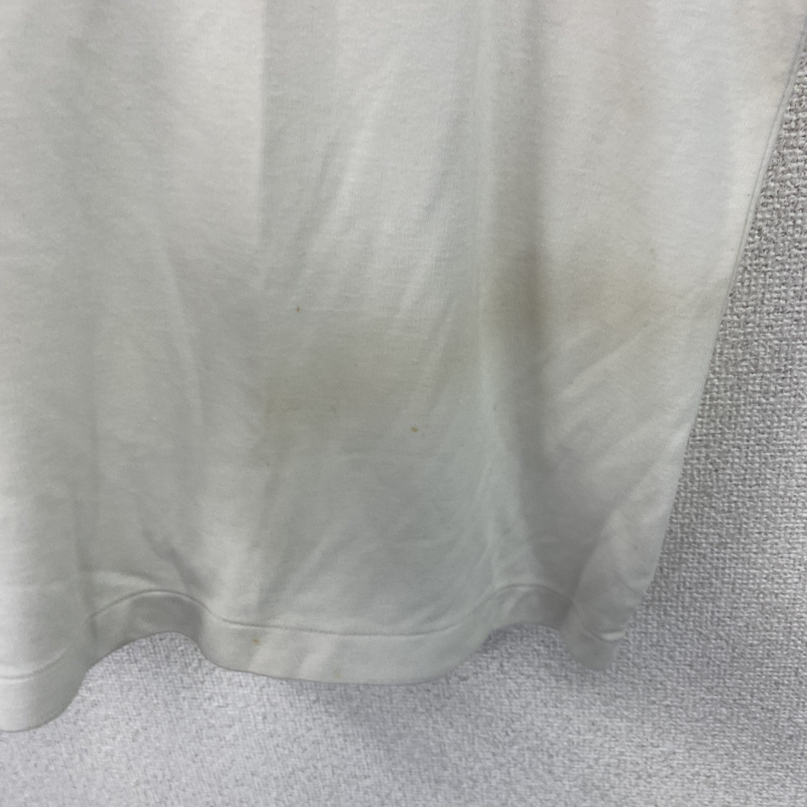 THOMAS CUP　バドミントン　半袖プリントTシャツ　リンガーT　白　ホワイト　