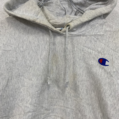 Champion　チャンピオン　リバースウィーブ　スウェットパーカー/フーディー　ヘビーウエイト　現行　灰色　グレー　Lサイズ