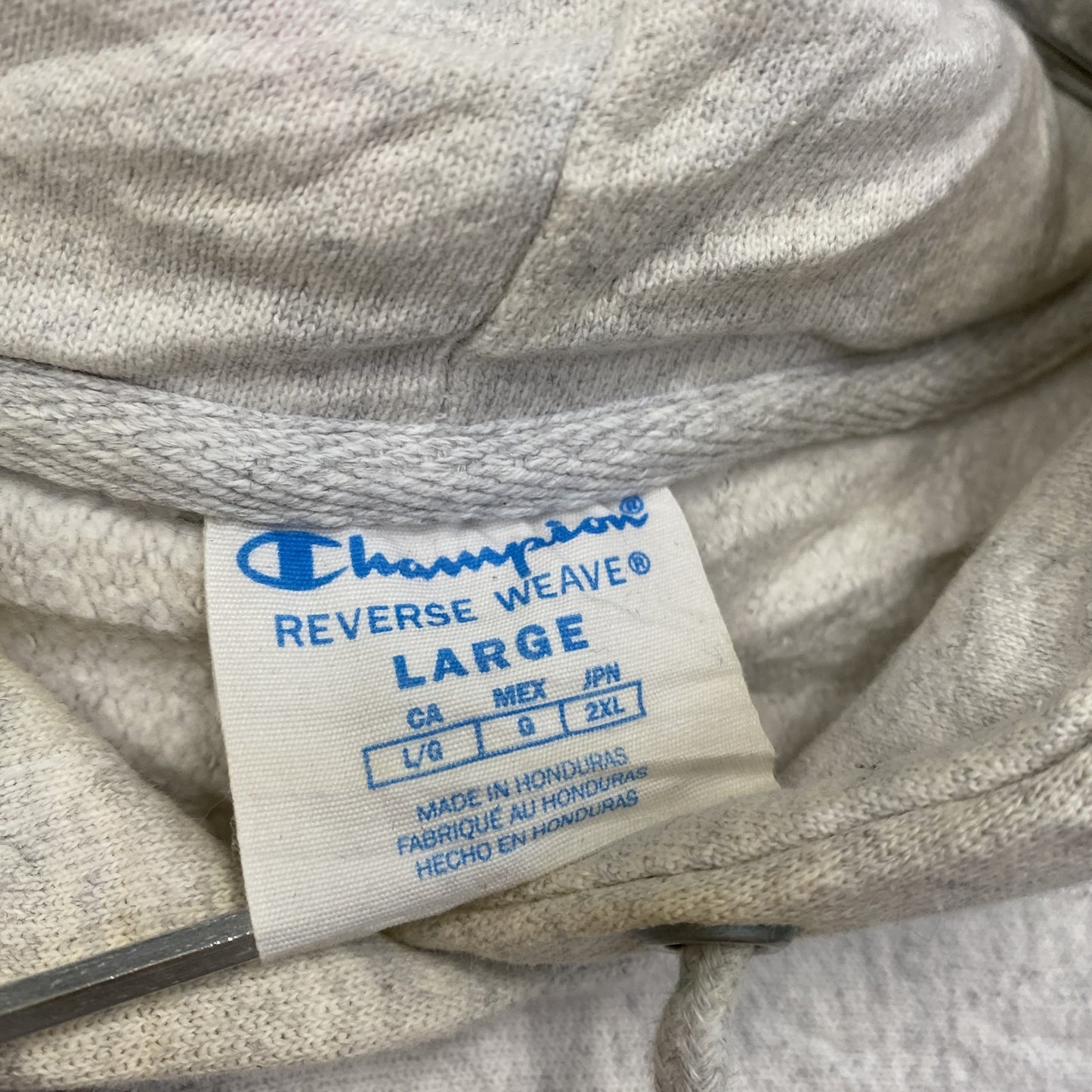 Champion　チャンピオン　リバースウィーブ　スウェットパーカー/フーディー　ヘビーウエイト　現行　灰色　グレー　Lサイズ