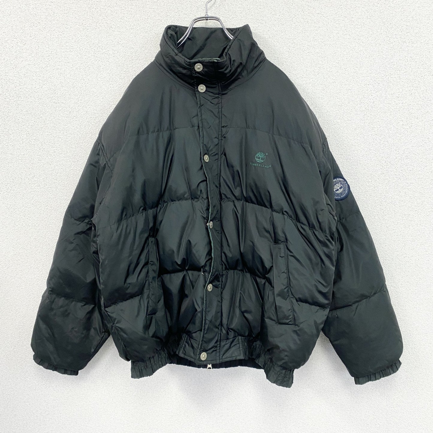 90s　Timberland　ティンバーランド　ダウンジャケット　ヴィンテージ　黒　ブラック　Lサイズ