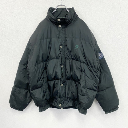 90s　Timberland　ティンバーランド　ダウンジャケット　ヴィンテージ　黒　ブラック　Lサイズ