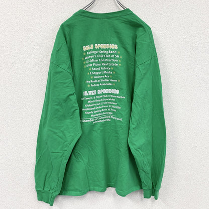 GILDAN　ギルダン　長袖Tシャツ/ロンT　緑　グリーン　2XLサイズ
