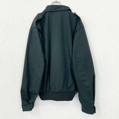 古着 used　CANEX　長袖フルジップワークジャケット　スイングトップ　シンプル　深緑　ノームコア　カナダ製　XLサイズ